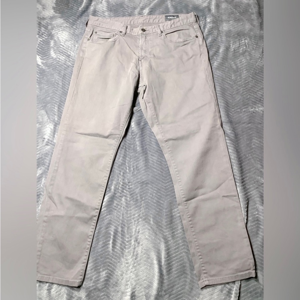Mens Bonobos Gray Athletic Fit Jeans 33x30